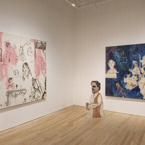 Aiza Ahmed, The music room, exhibition view. Courtesy of Sargent's Daughters 