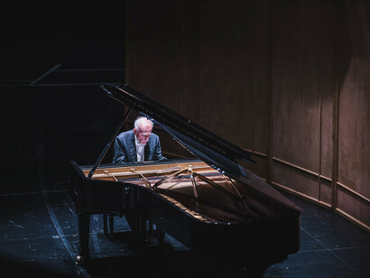 Maurizio Pollini al Teatro del Maggio Musicale Fiorentino, foto Michele Monasta