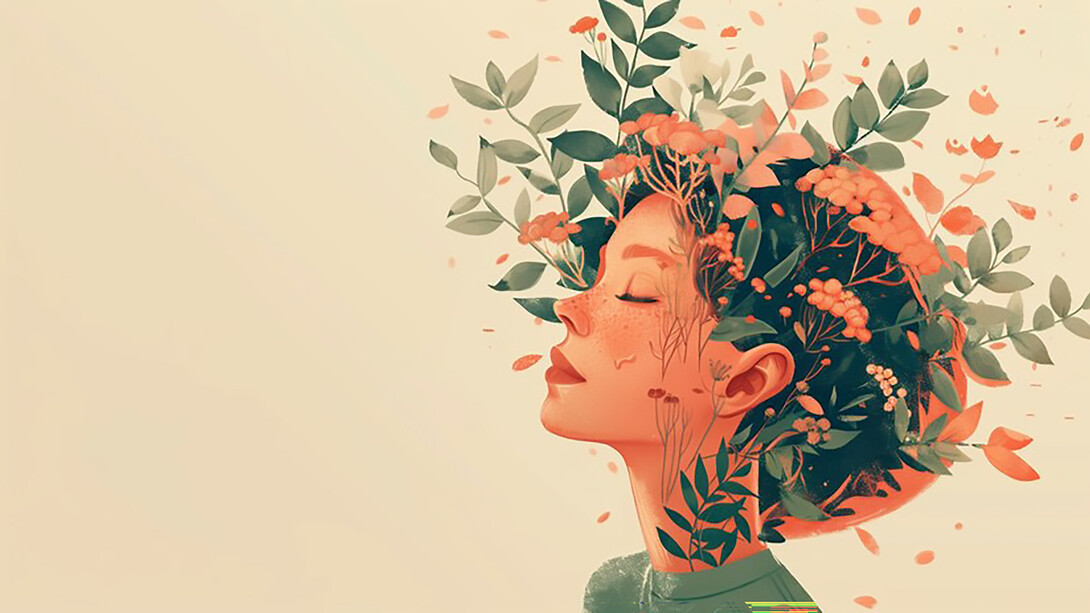 Digital art illustration that highlights Mental Health Day awareness, emphasizing the importance of emotional wellbeing and support