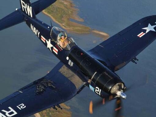 Chance Vought F4U-5N Corsair. Courtesy of Lone Star Flight Museum