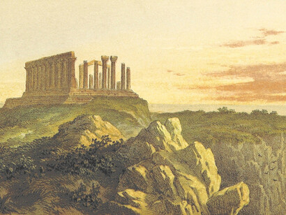 La Valle dei Templi in un dipinto settecentesco