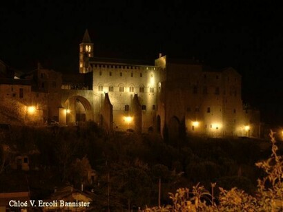 Viterbo, fantasticly illuminated by night