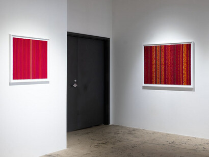 Uma Rani Iyli, Connective threads, exhibition view. Courtesy of Patricia Sweetow Gallery