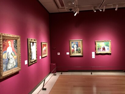 Kees Van Dongen: From Fauvism to Les Années folles, exhibition at Panasonic Shiodome Museum of Art in Tokyo. Gallery view © Alma Reyes