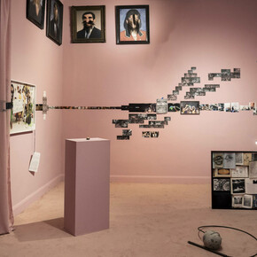 Rosa Chancho, Huir del mundo, vista de exhibición. Cortesía de la Galería Nora Fisch