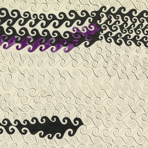 Ruth Asawa, Untitled (BMC.58, Meander – Curved lines) (detail), ca. 1948. Courtesy of Guggenheim Museum Bilbao
