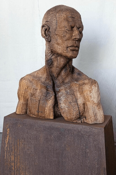 Upside down, artwork in exhibition. Courtesy of Leila Heller Gallery