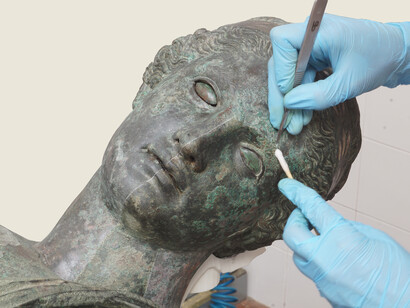 Vittoria Alata, restauro all’Opificio delle Pietre Dure, Archivio fotografico dell’Opificio delle Pietre Dure di Firenze