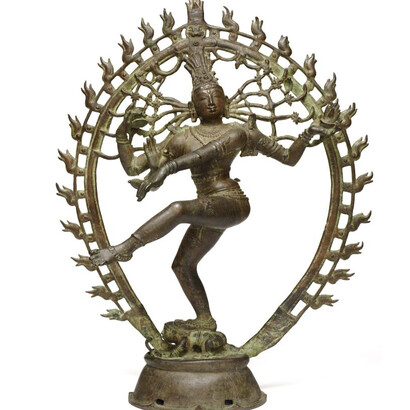 Shiva as Lord of the Dance (Shiva Nataraja)
c. 970

Made in India, Tamil Nadu

Copper alloy

Asia Society, New York: Mr. and Mrs. John D. Rockefeller 3rd Collection, 1979.20, Courtesy American Federation of Arts