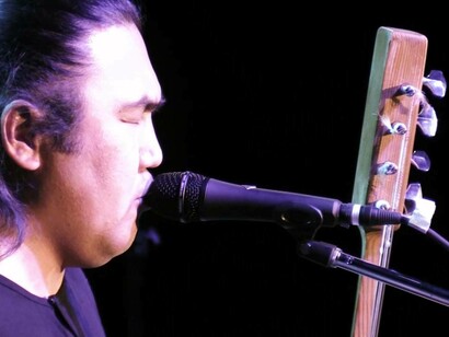 Budva, Montenegro. Artista no Dunkley Music Fest