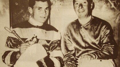 Néstor Yalet junto a Irineo Leguisamo