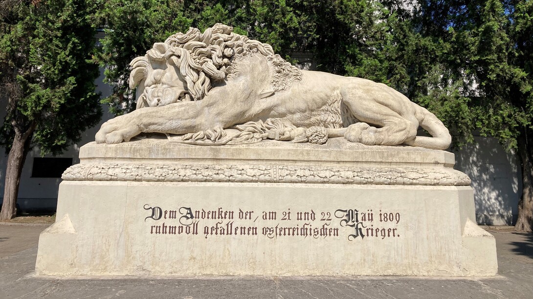 Il monumento ai caduti austriaci ad Aspern, foto di Flavius Roversi 