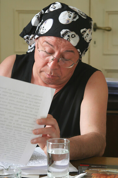 Pedro Lemebel, foto Paolo Angelosanto