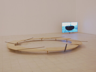 Pedro Cabral Santo, *Turn left, Turn left (Tru Thougths)*, 2014. Cortesia Mirian Nogueira Tavares