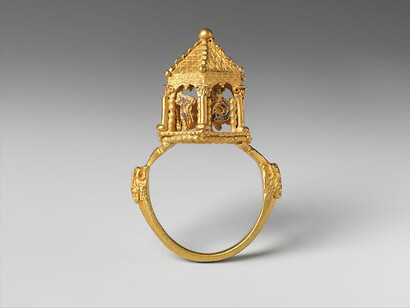 Jewish Ceremonial Wedding Ring
late 13th–early 14th century