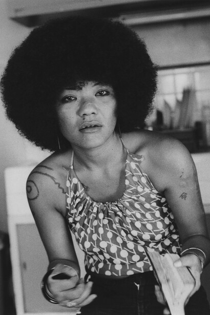 Ishikawa Mao, Kin, Koza (present-day Okinawa City), Okinawa prefecture, 1975–77; from the series Akabanaa (Red flower). Courtesy of the Photographers' Gallery