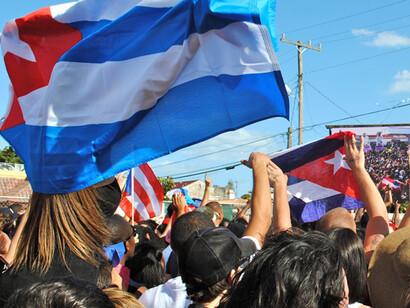 Miami. Festival cubano en la calle 8