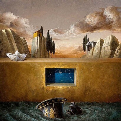Ciro Palumbo, Vedo un cielo di stelle, 60 x 60 cm
