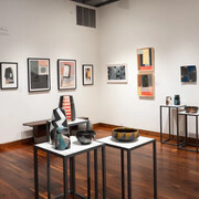 David Crane & Bill Hall with John Dodd, exhibition view. Courtesy of Momentum Gallery