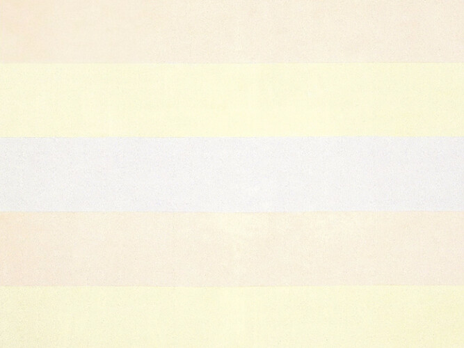 Agnes Martin, Untitled #5, 1998. Courtesy of Guggenheim Museum