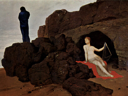 Arnold Böcklin - Odysseus and Calypso