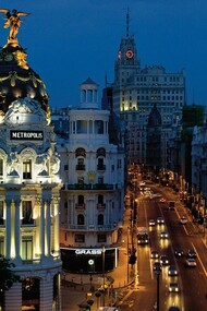 Madrid. Vista de la Gran Vía
