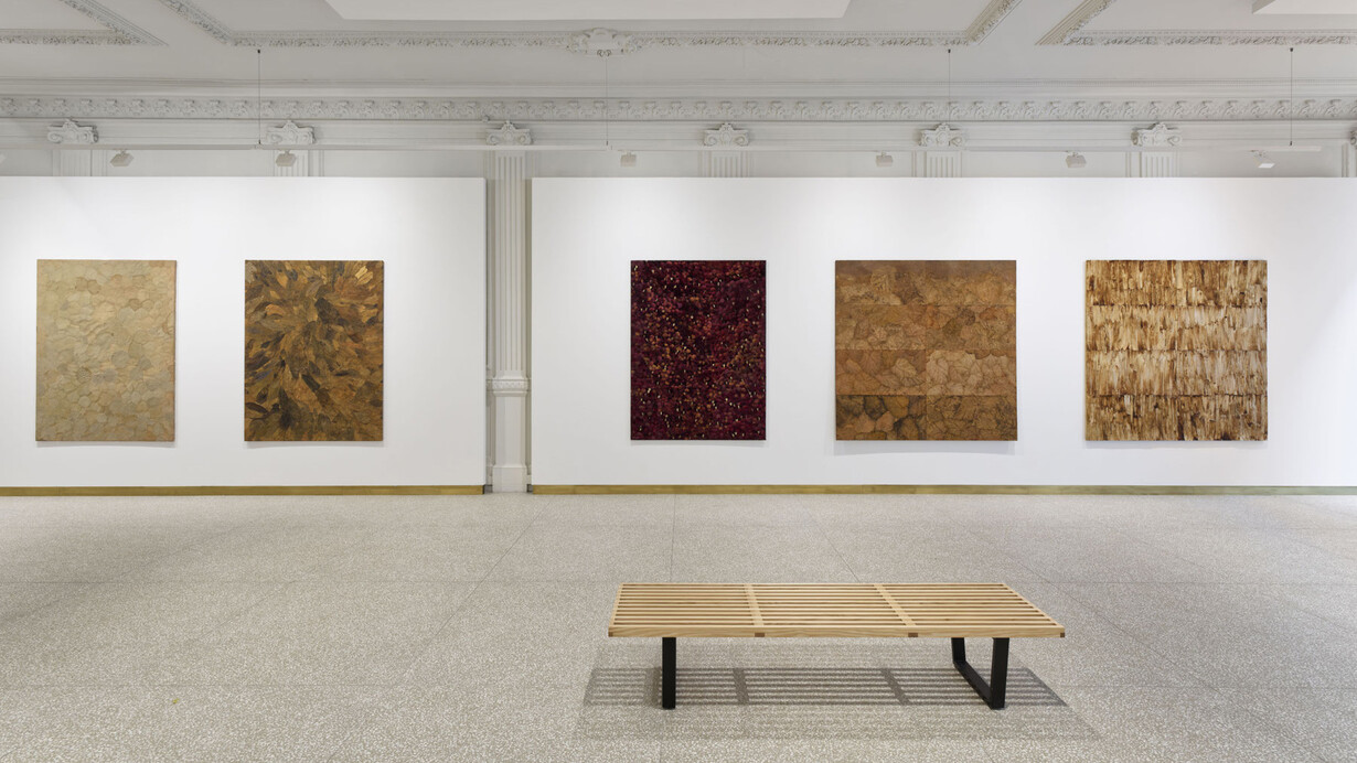 Marinette Cueco, Magnificent monochrome, exhibition view. Courtesy of Ceysson & Bénétière Gallery
