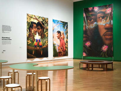 Various artists, 5th national indigenous art triennial: after the rain, exhibition view. Courtesy of the National Gallery of Australia