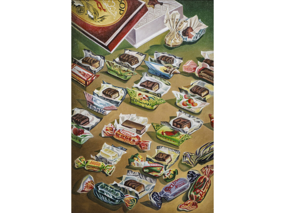 Elena Khudiakova, Sweets, Oil on canvas, 75 x 51 cm, 2012 – 2014