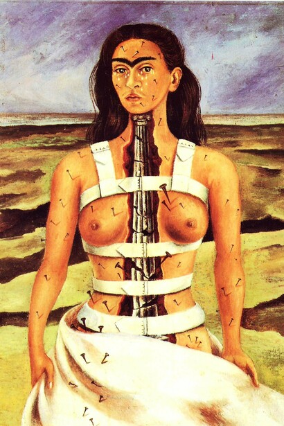 Frida Kahlo. A coluna quebrada. 1944
