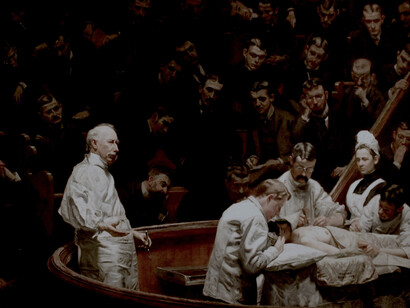 Una demostración pública de práctica quirúrgica en la universidad