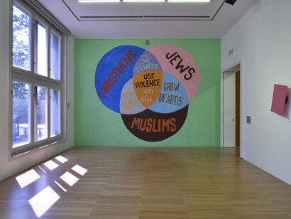 Various artists, The 36th Ljubljana biennale of graphic arts. The oracle, exhibition view. Courtesy of MG+MSUM  