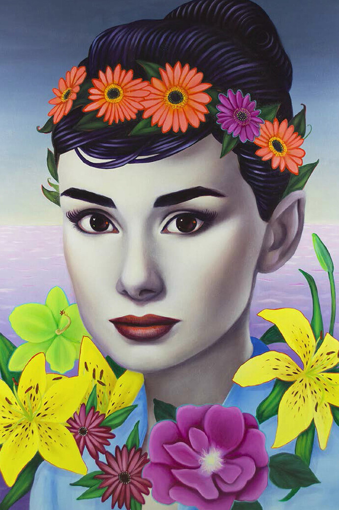 Ryan Martin, Some Kinda Fairy Tale, 2014, oil on canvas, 50 x 40 in