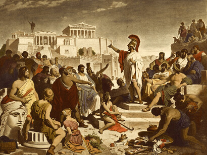 El Discurso Fúnebre de Pericles visto por Philipp Foltz en 1852