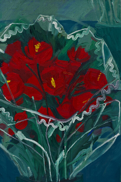 Olsen, Emilia, Bodega Flowers (3), 2019, Oil on canvas, 11 x 9in