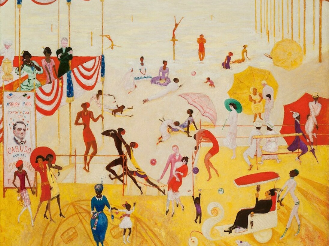 Florine Stettheimer, Painting Poetry, Exhibition view. Courtesy of Jewish Museum
