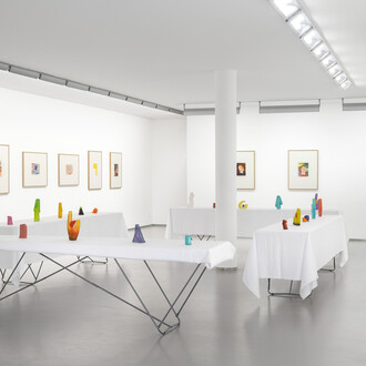 Adrian Altintas and André Butzer, exhibition view. Courtesy of Galerie Bernd Kugler