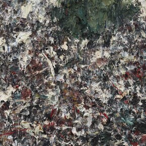 Street View 
Lv Shanchuan
Mixed media on canvas
110 x 150 cm
2019
Image courtesy of the artist and Contemporary by Angela Li
