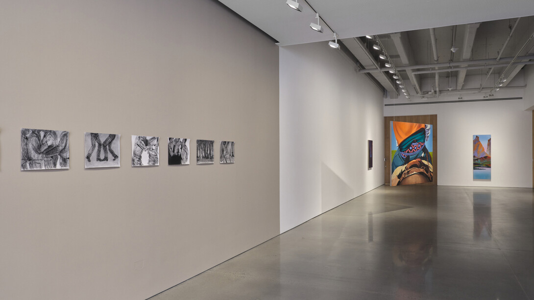 Ana Segovia, The office of inter-American affairs presents, vista de exhibición. Cortesía de kurimanzutto