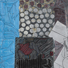 Jasper Johns, Untitled (detail), 1992-94. Courtesy of Guggenheim Museum Bilbao
