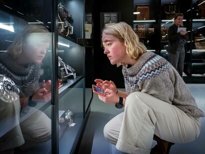 Subject: hello, exhibition view. Courtesy of Tekniska Museet