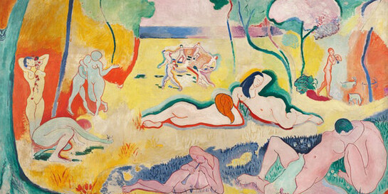 Henri Matisse. Le Bonheur de vivre, 1905–1906. BF719. 2014 Succession H. Matisse / Artists Rights Society (ARS), New York. Photo © The Barnes Foundation