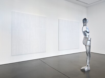 Heimo Zobernig, exhibition view. Courtesy of Galerie Nagel Draxler