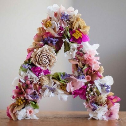 "A" floral de Marzo Bcn