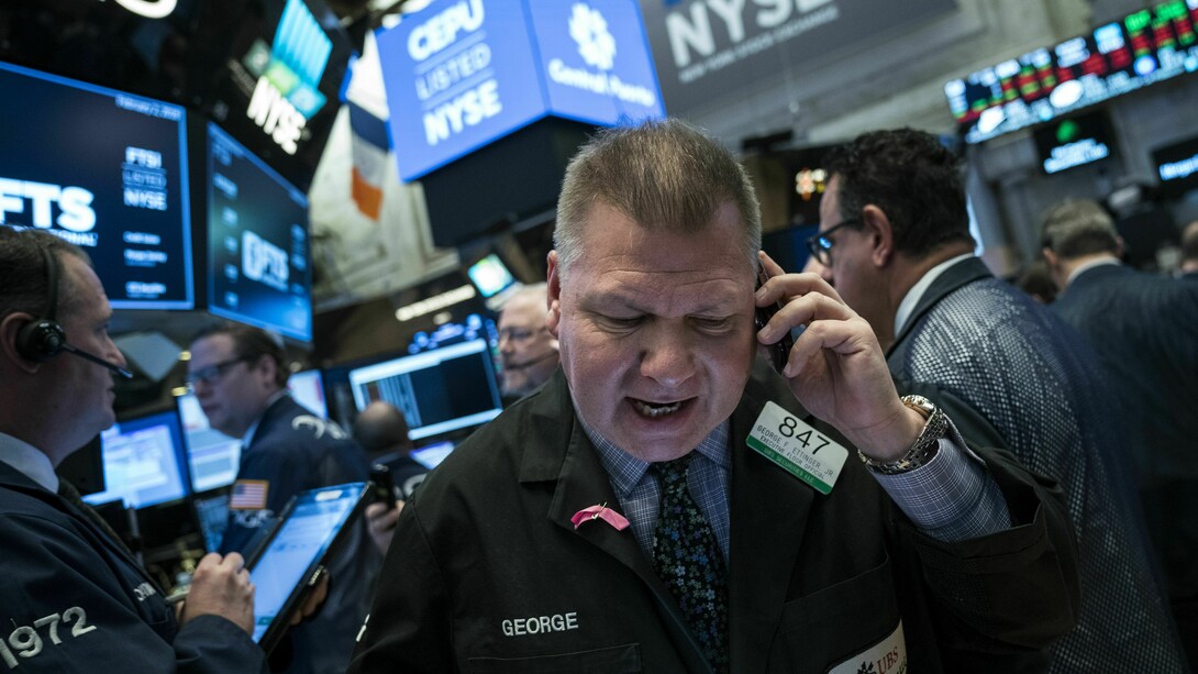 Trader en la Bolsa de Nueva York