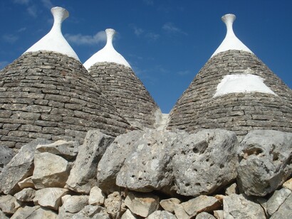 Trulli de Alberobello. Italia