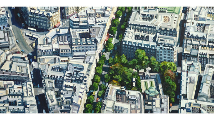 Ralph Fleck, Stadtbild 25/VI (Paris)