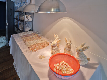 Mika Rottenberg, Antimatter factory, exhibition view. Courtesy of KunstHausWien 