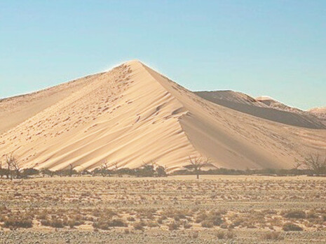 The Namib desert dunes, Namibia. A wide range of the highest sand dunes that covers an area of about 50 000 km