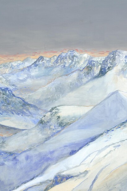 Nicolas de Crécy, Neige, 2023. Courtoisie de Huberty & Breyne